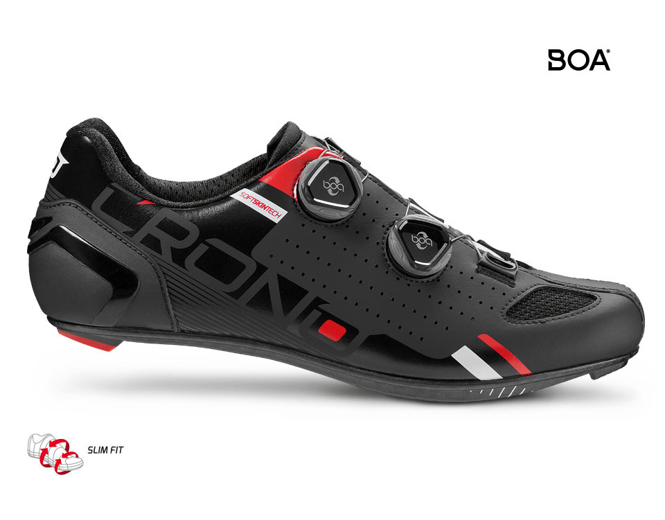 Chaussures De Vélo Route CRONO FUTURA2 Carbon Red – Rotors, Neuves Sous Boîte
